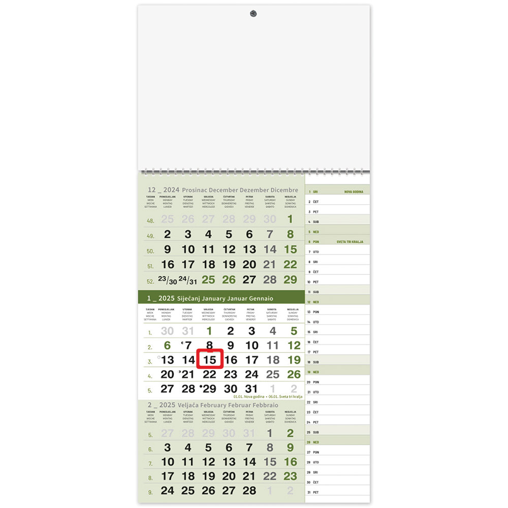 90030002-EC Kalendar 2025 - poslovni