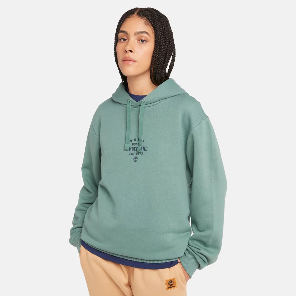 TB0A5U8YCL61 Timberland ženska majica s kapuljačom front graphic refibra
