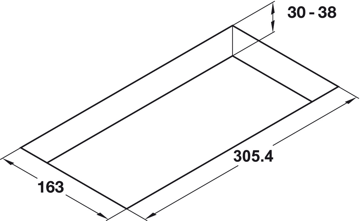 UTUG1 Utičnica ugradna za radnu pločuu, aluminijska